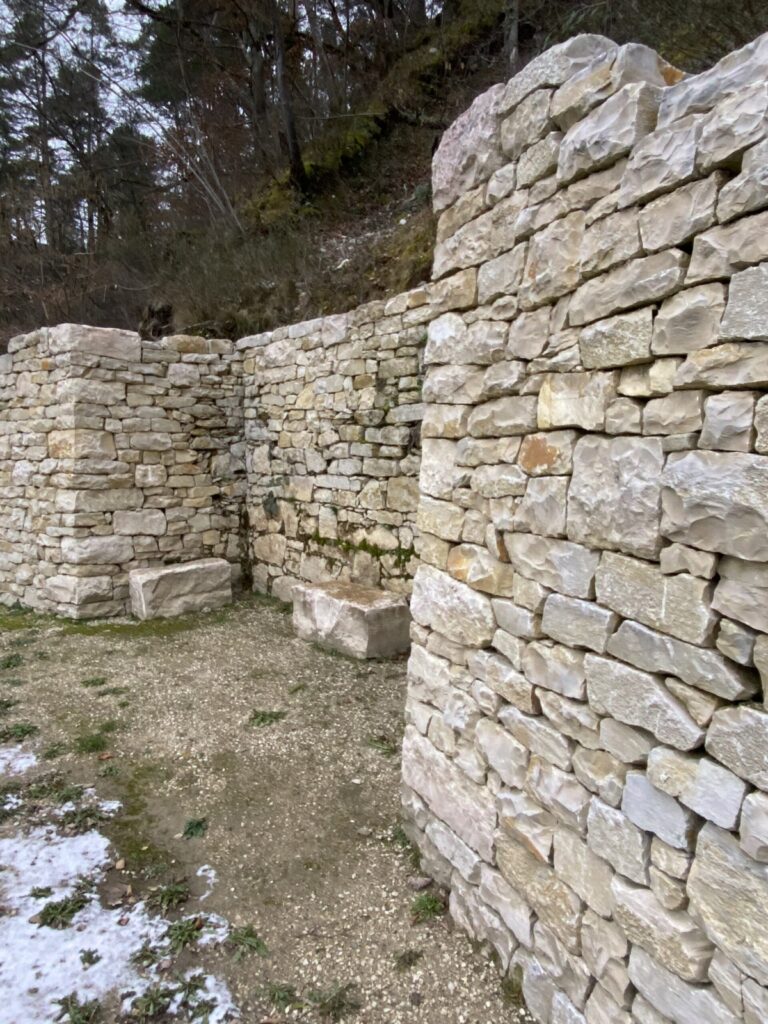 Reste des ehemaligen Fährhauses