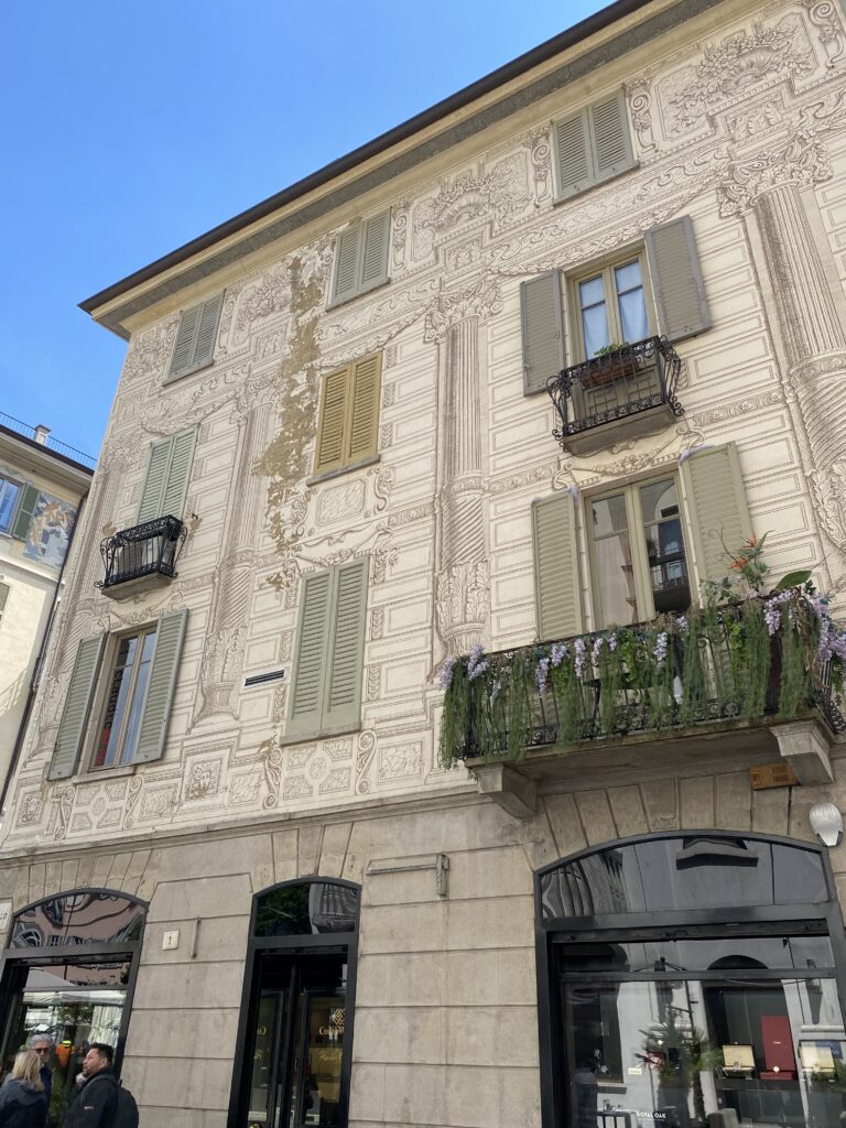 Bemalte Hausfassade