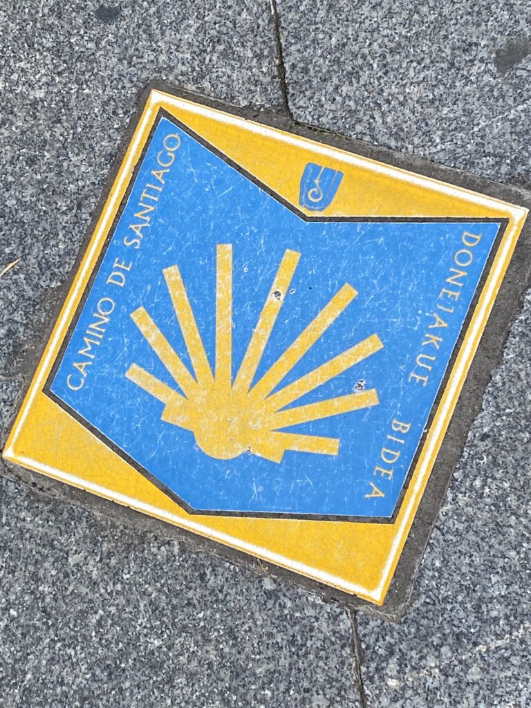 Hinweis für den Jakobsweg