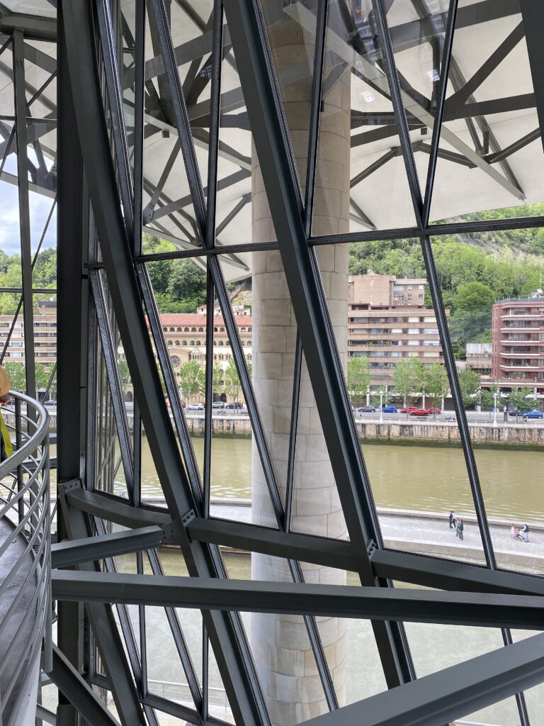 Aussicht auf den Fluss Nervion