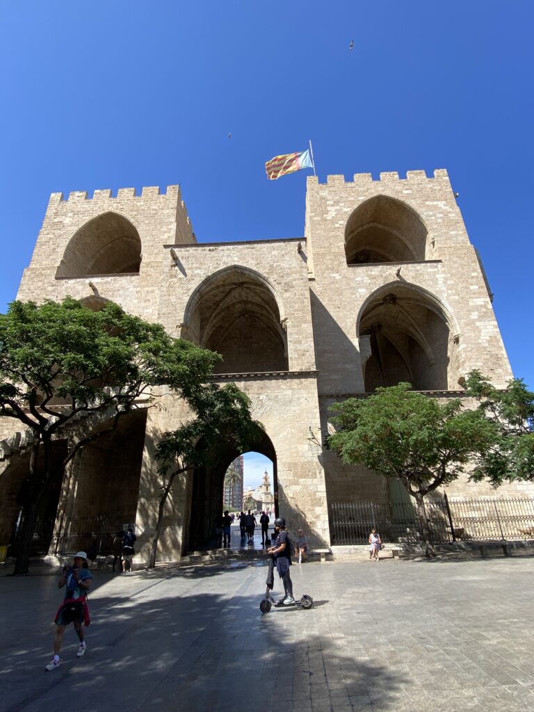 Rückseite Torres de Serranos