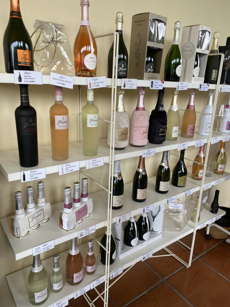 Ein grosses Sekt-Sortiment