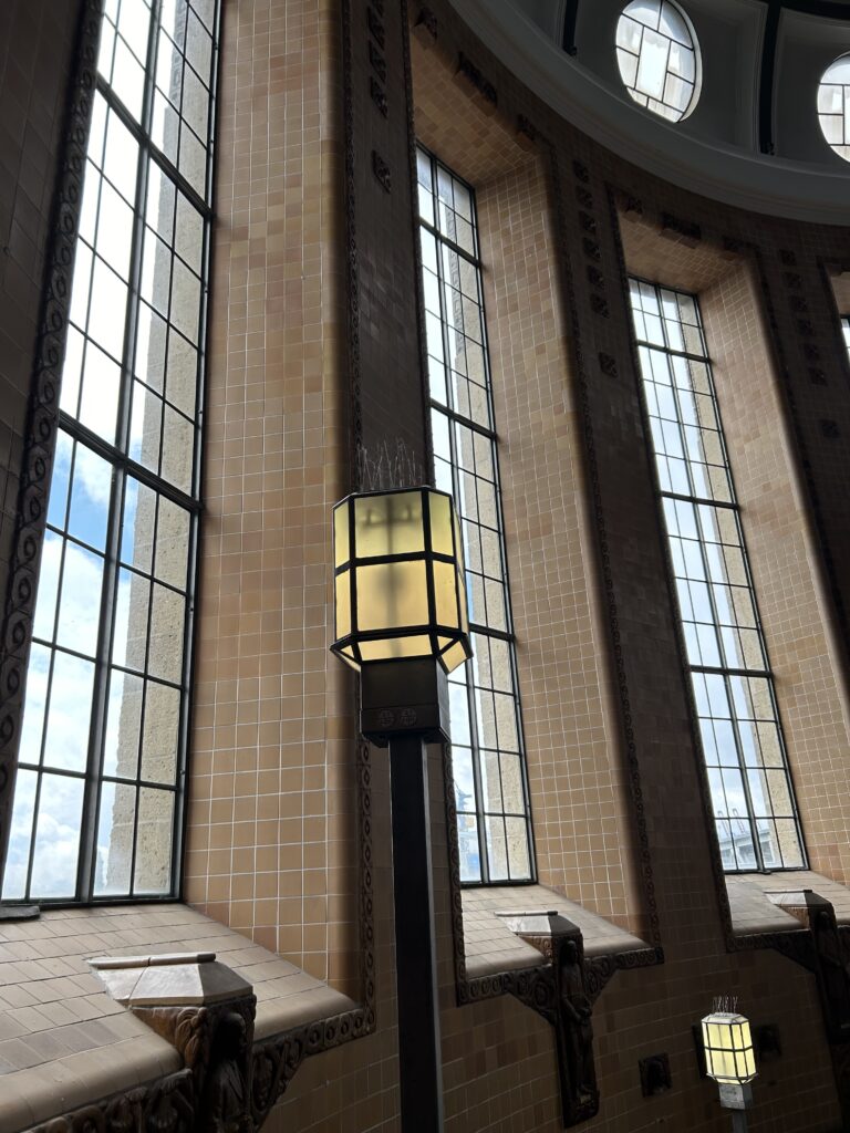Fenster hinaus zur Elbe