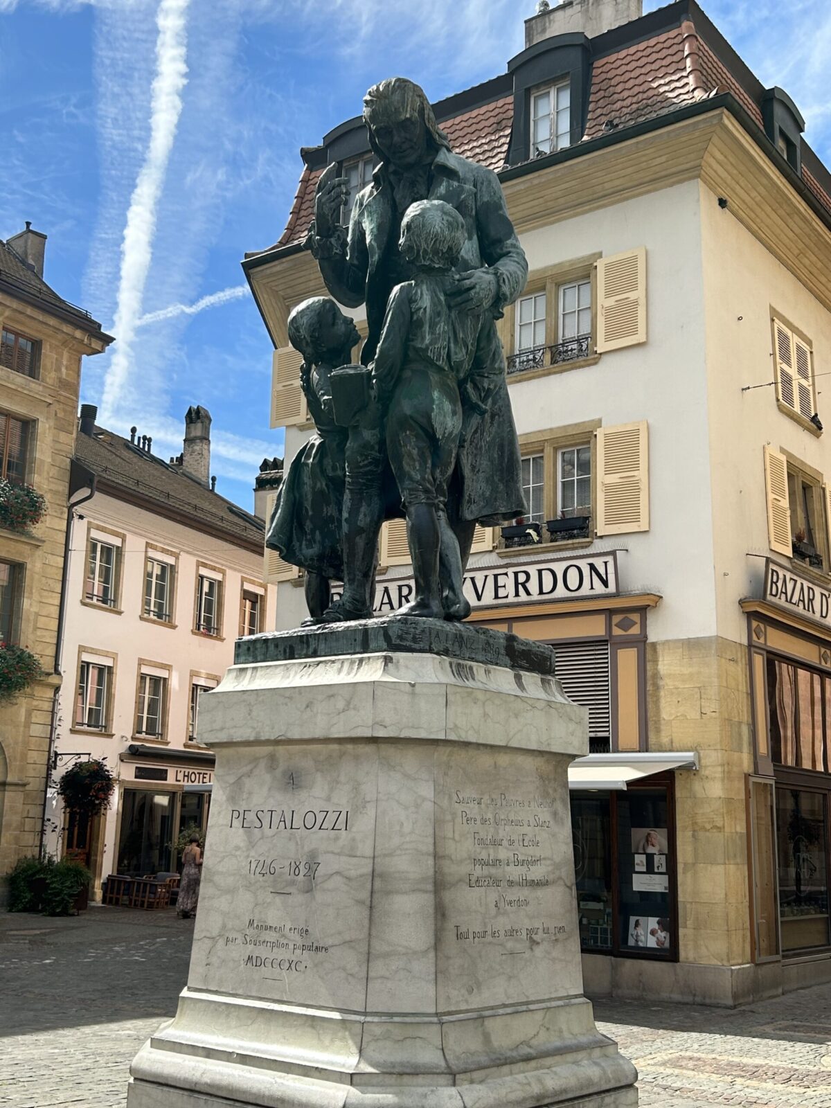Pestalozzi-Denkmal in Yverdon-les-Bains