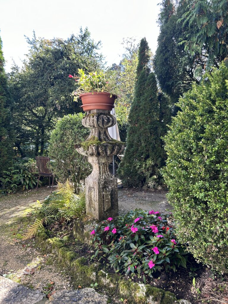 Im Garten der alten Herberge