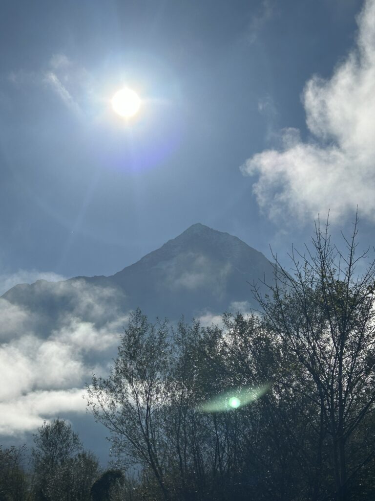 Die Sonne wärmt