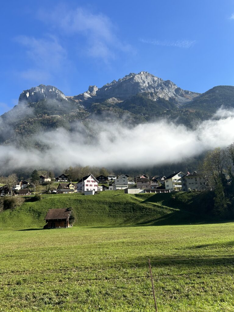 Blick zurück nach Stetten