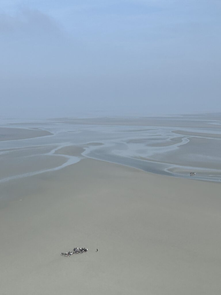 Das Wattenmeer bei Ebbe