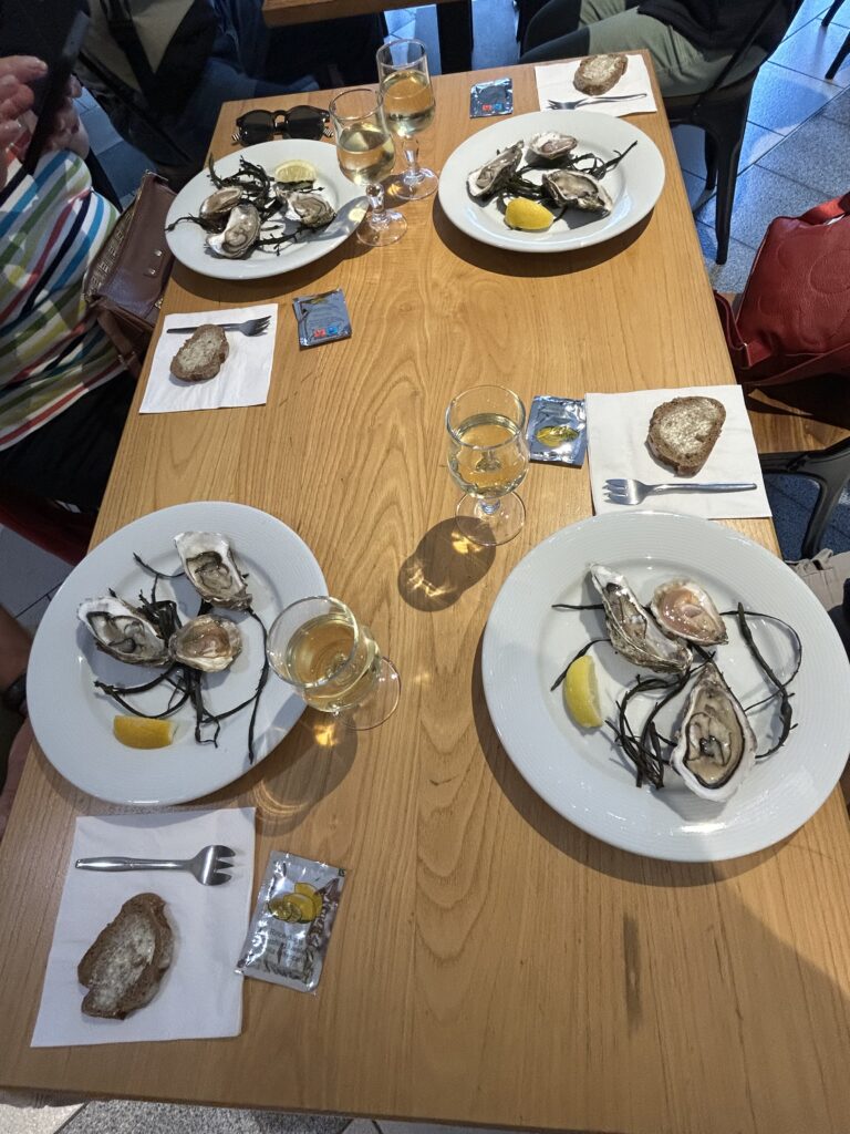 Austern zur Degustation