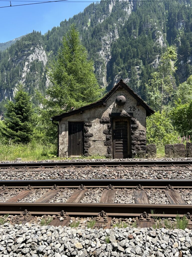Kabelbude bei Göschenen