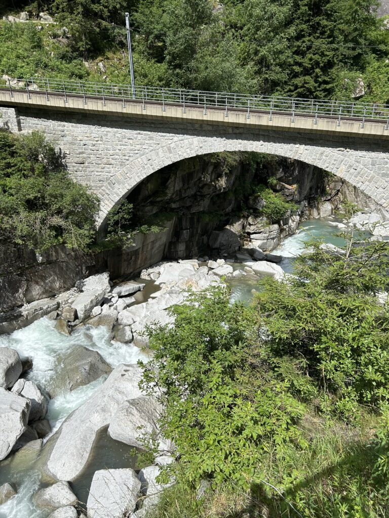 Blick in die wilde Reuss