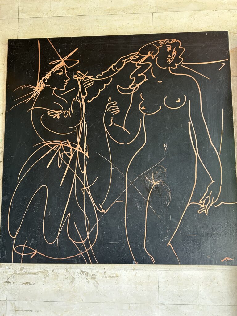 Kupferplatte von Hans Erni
