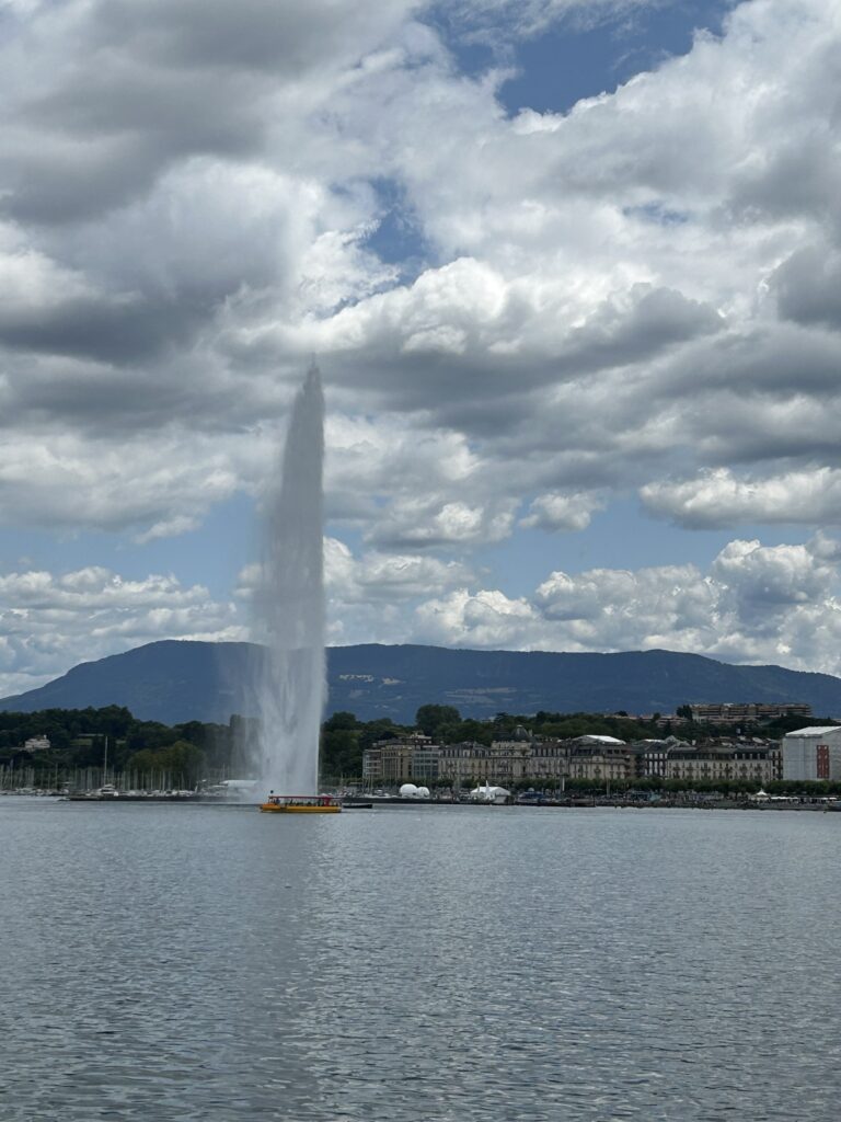 Jet d'Eau in Genf