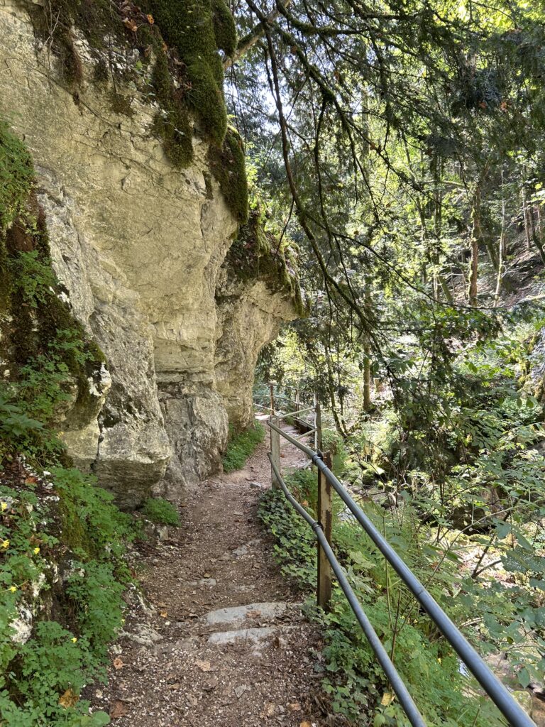 Gut ausgebauter Wanderweg