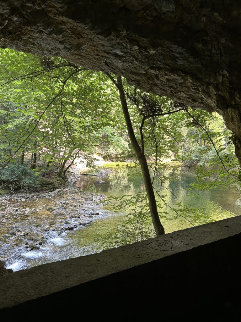 Blick auf die sanfte Areuse
